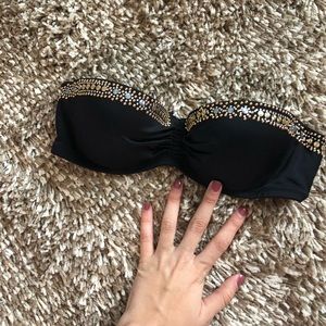 VS Black Underwire Bikini Top